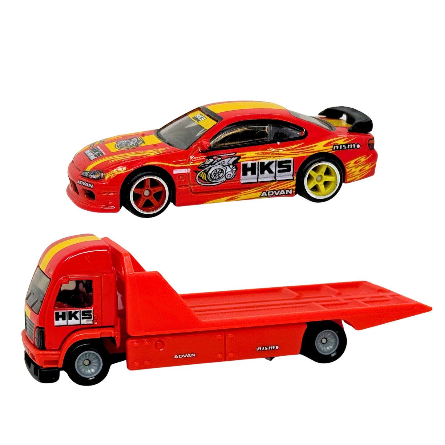 Hot Wheels Premium Team Transport Nissan Silvia (S15) & Hauler 1:64 Diecast HKS