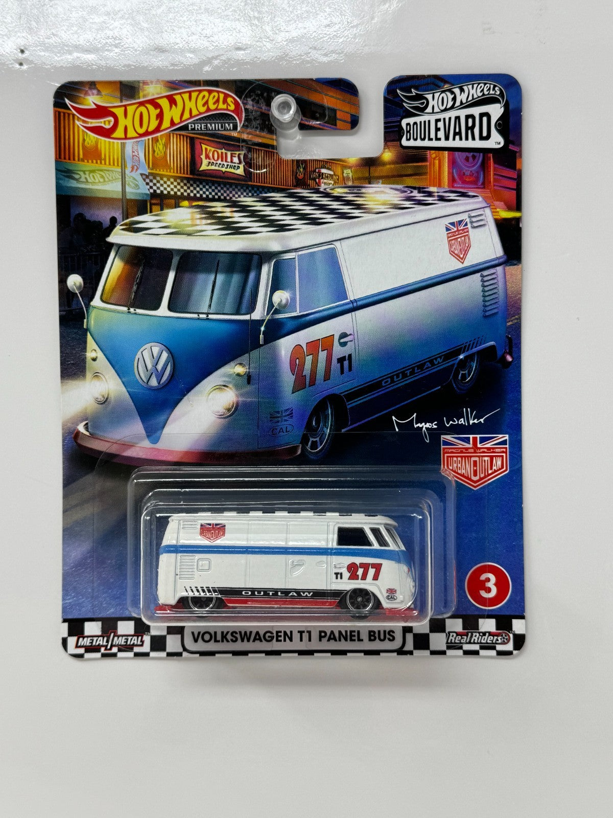 Hot Wheels Premium Boulevard #3 Volkswagen T1 Panel Bus 1:64 Diecast