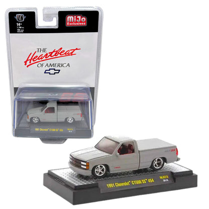 M2 Machines Heartbeat of America 1991 Chevrolet C1500 SS 454 1:64 Diecast