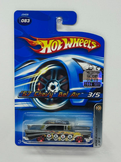 Hot Wheels Bone Blazers 1957 Chevy Bel Air 1:64 Diecast Factory Sealed