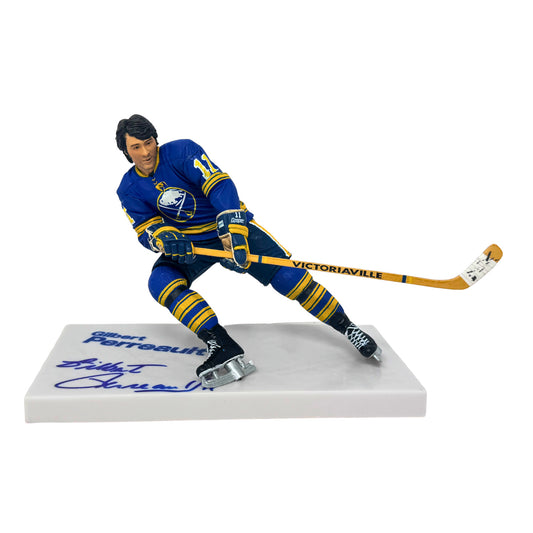 McFarlane NHL Gilbert Perreault Buffalo Sabres Figure Auto Signed