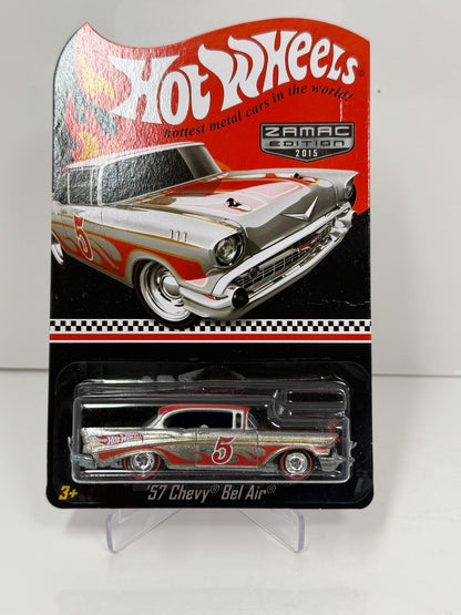 Hot Wheels 2015 Zamac Edition 1957 Chevy Bel Air Walmart Mail In 1:64 Diecast