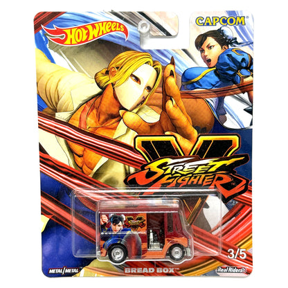Hot Wheels Street Fighter V Bread Box 1:64 Diecast Real Riders