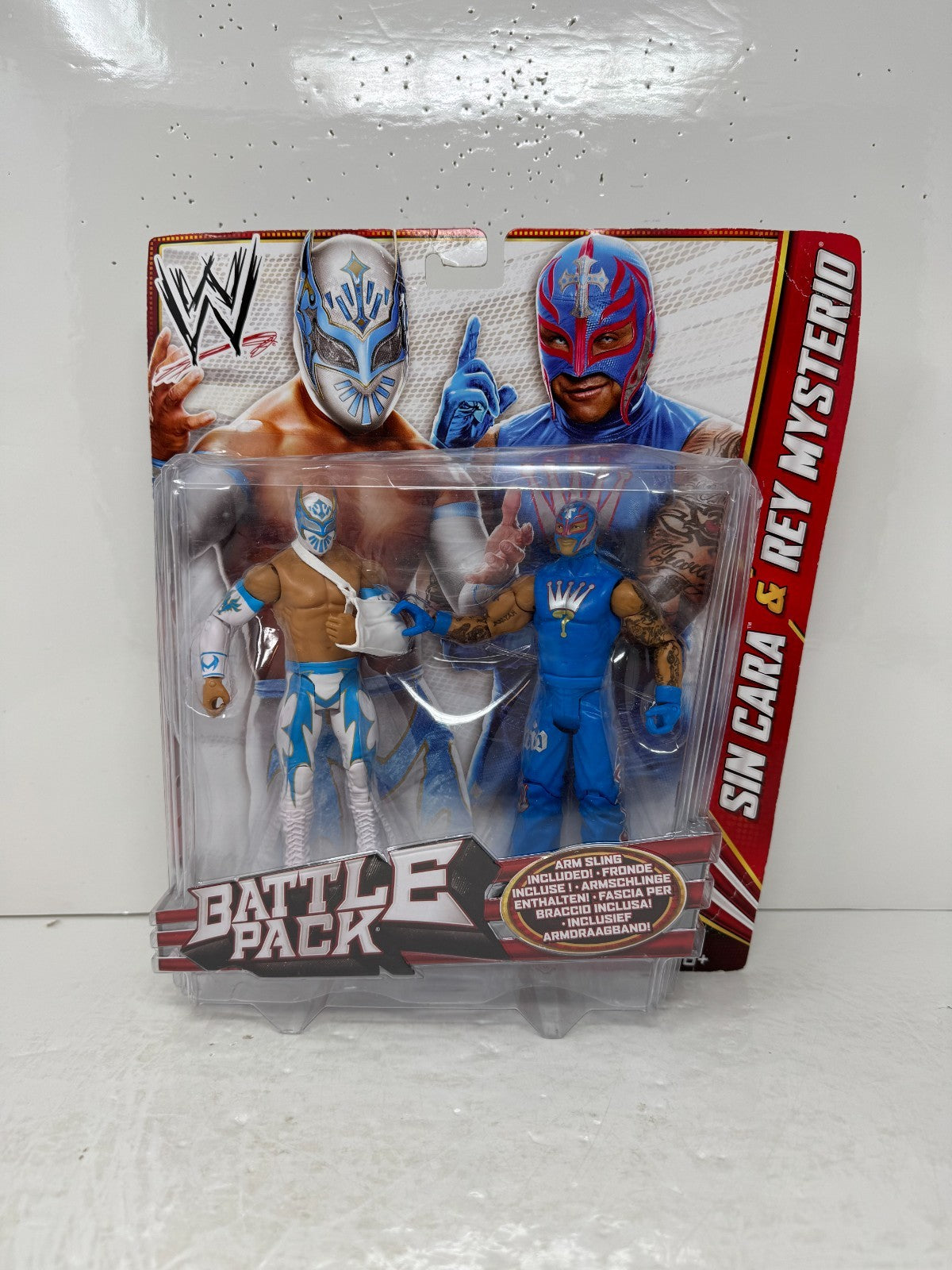 WWE Battle Pack Sin Cara vs Rey Mysterio Wrestling Figures Mattel