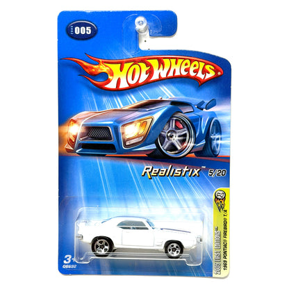 Hot Wheels Realistix 2005 First Editions 1969 Pontiac Firebird T/A 1:64 Diecast