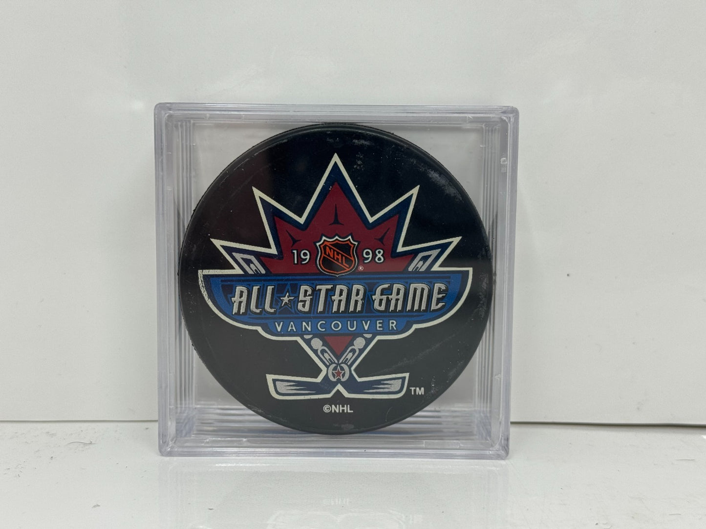 1998 NHL All-Star Game Vancouver Souvenir Hockey Puck