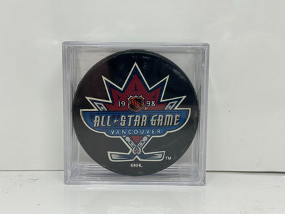 1998 NHL All-Star Game Vancouver Souvenir Hockey Puck