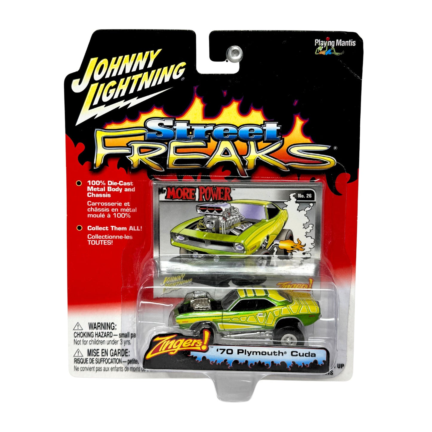 Johnny Lightning Street Freaks 1970 Plymouth Cuda Zingers 1:64 Diecast