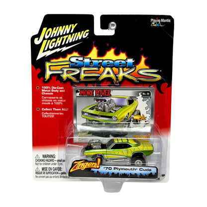 Johnny Lightning Street Freaks 1970 Plymouth Cuda Zingers 1:64 Diecast