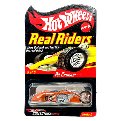 Hot Wheels Real Riders Series 5 Pit Cruiser 1:64 Diecast Orange