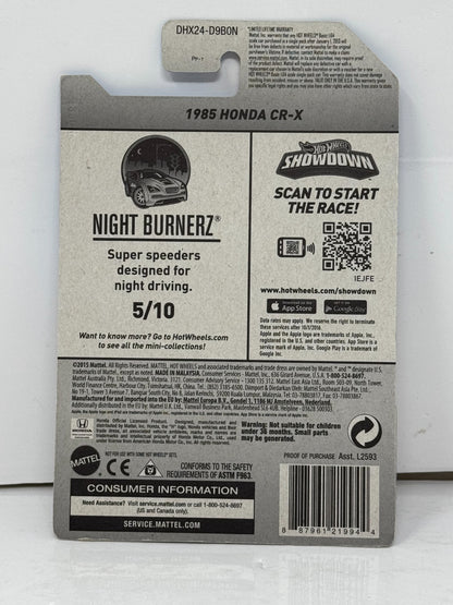 Hot Wheels Night Burnerz 1985 Honda CR-X JDM 1:64 Diecast
