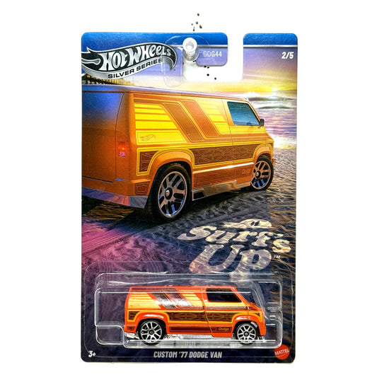 Hot Wheels Surf's Up Custom '77 Dodge Van 1:64 Diecast