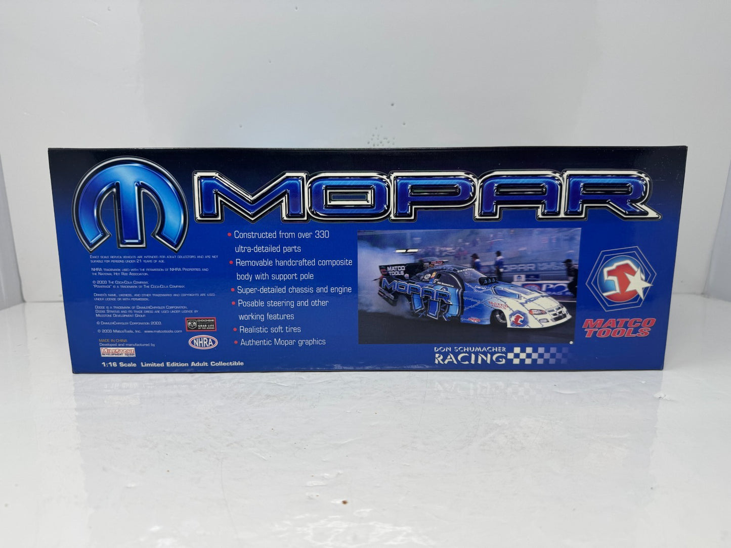 Milestone Whit Bazemore NHRA Mopar Mile High Dodge Funny Car 1:16 Scale