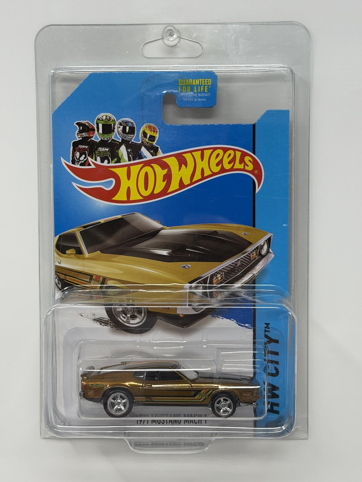 Hot Wheels Super Treasure Hunt 1971 Mustang Mach 1 HW City 1:64 Diecast STH