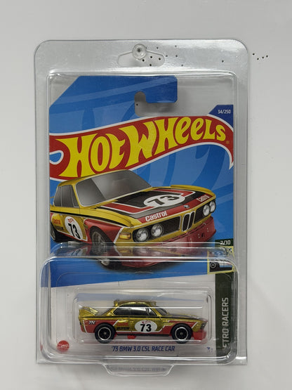 Hot Wheels Super Treasure Hunt 1973 BMW 3.0 CSL Retro Racers 1:64 Diecast STH