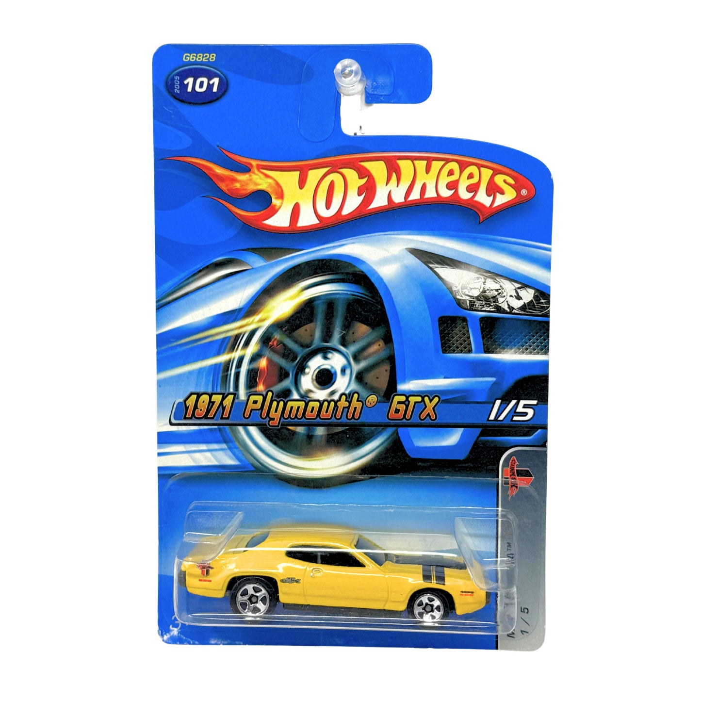 Hot Wheels Muscle Mania 1971 Plymouth GTX 1:64 Diecast Yellow V2