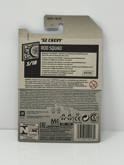 Hot Wheels Rod Squad 1952 Chevy 1:64 Diecast