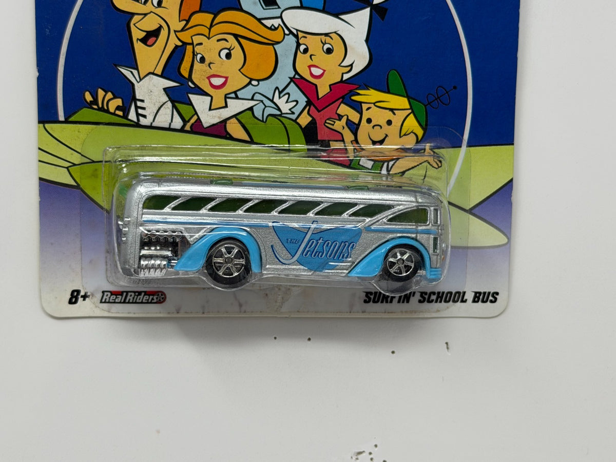 Hot Wheels The Jetsons Surfin' School Bus 1:64 Real Riders