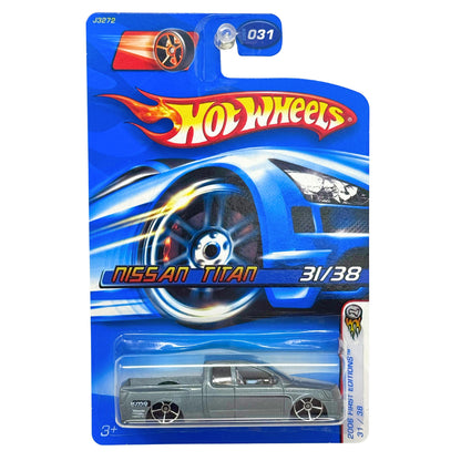 Hot Wheels 2006 First Editions Nissan Titan 1:64 Diecast Gray V2