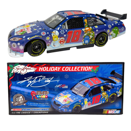 Action NASCAR #18 Kyle Busch M&M's Holiday 2008 Camry 1:24 Diecast SERIAL #118