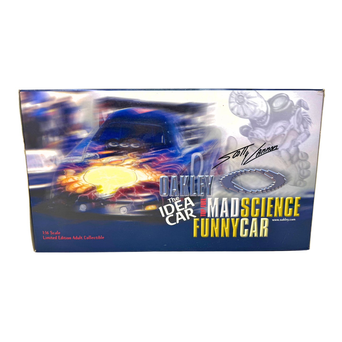 Milestone Scotty Cannon NHRA Oakley Mad Science Idea Car Funny Car 1:16 Scale