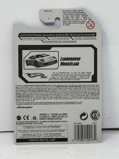 Hot Wheels '09 Dream Garage Lamborghini Murcielago 1:64 Diecast White