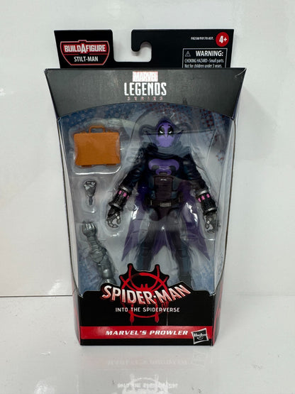 Marvel Legends Spider-Man Marvel's Prowler Action Figure w/ Stilt-Man BAF Piece