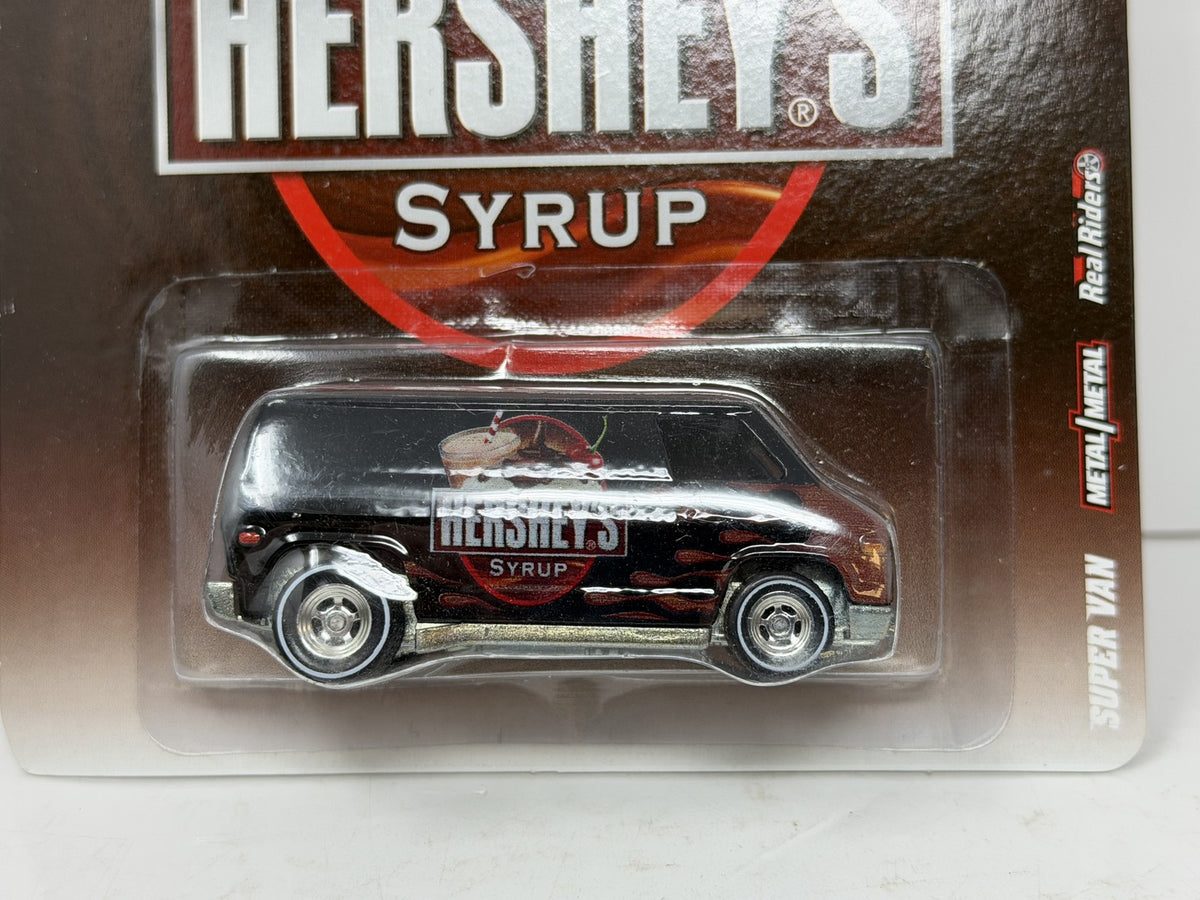 Hot Wheels Hershey's Syrup Super Van 1:64 Diecast Real Riders