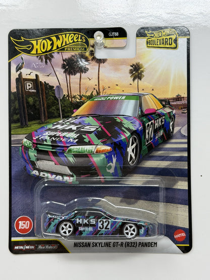 Hot Wheels Premium Boulevard #150 Nissan Skyline GT-R R32 Pandem 1:64 Diecast