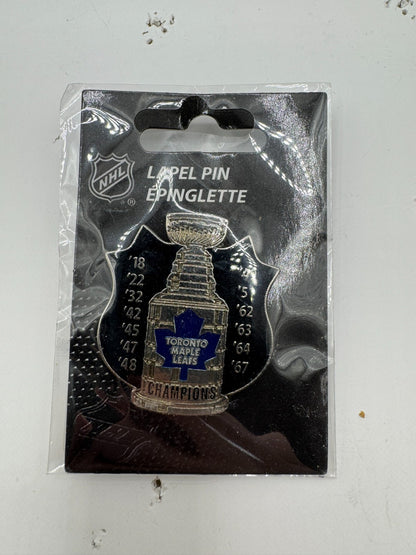 Toronto Maple Leafs Stanley Cup Champions NHL Vintage Lapel Pin