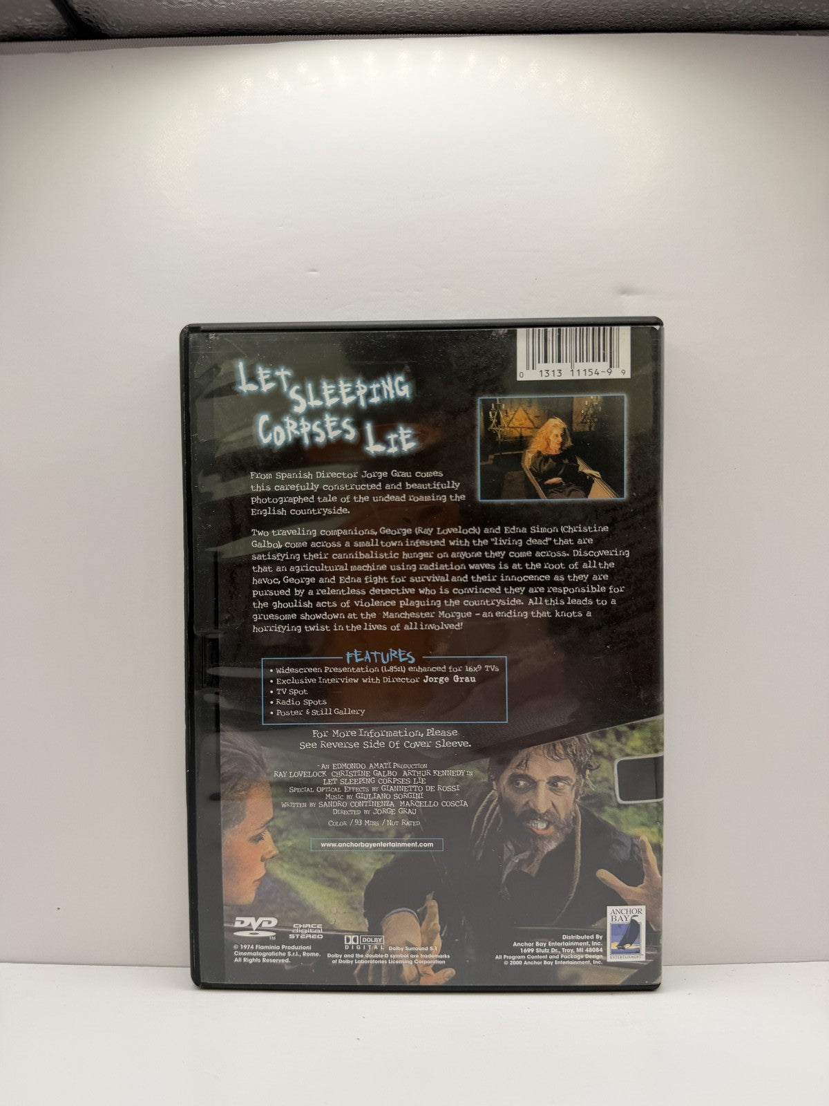 Let Sleeping Corpses Lie (DVD) Ray Lovelock Horror