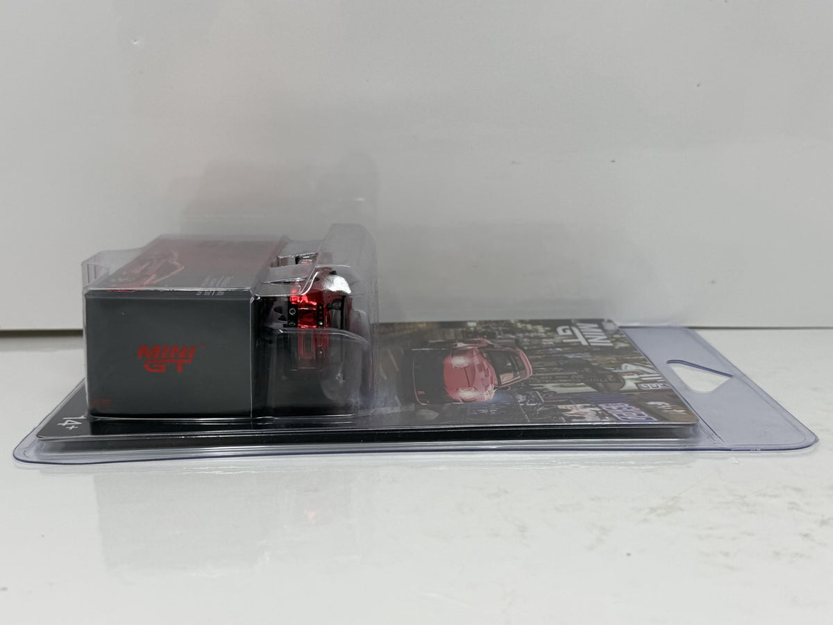 Mini GT Top Secret Toyota Supra A80 GT-300 Red Chrome 1:64 Diecast