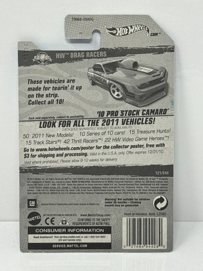 Hot Wheels Drag Racers Chevrolet Camaro Pro Stock 1:64 Diecast Factory Sealed