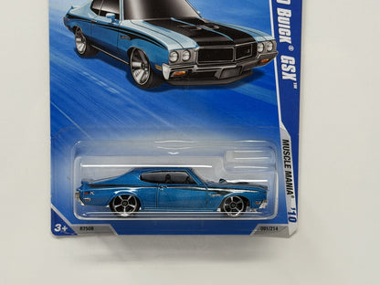 Hot Wheels Muscle Mania 1970 Buick GSX 1:64 Diecast Blue V1