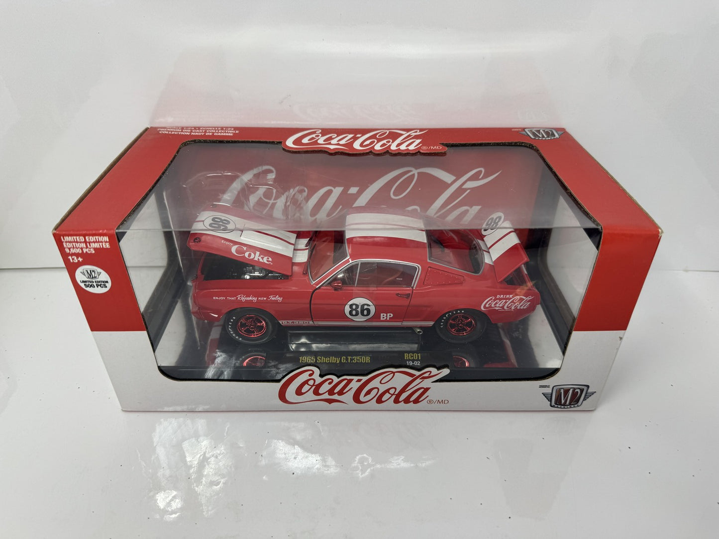 M2 Machines Coca-Cola 1965 Shelby GT350R CHASE 1:24 Diecast