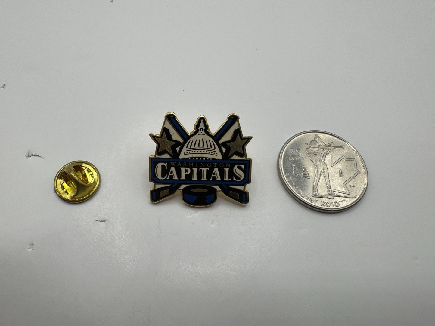 Washington Capitals Capitol Dome Logo NHL Hockey Lapel Pin