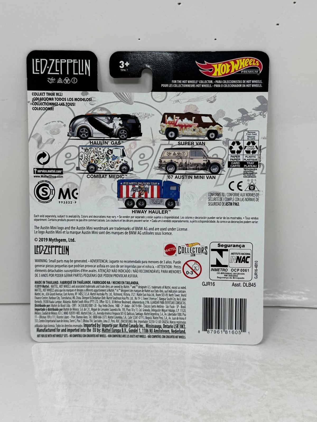 Hot Wheels Premium Led Zeppelin Combat Medic 1:64 Diecast