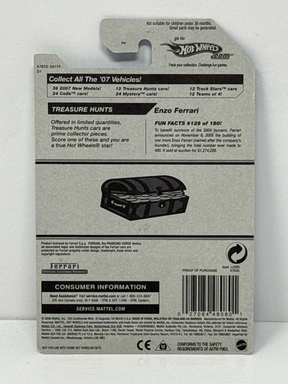 Hot Wheels Treasure Hunts Ferrari Enzo 1:64 Diecast