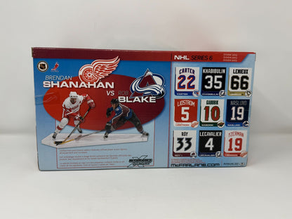 McFarlane NHL Brendan Shanahan Red Wings vs. Rob Blake Avalanche 2-Pack Figure
