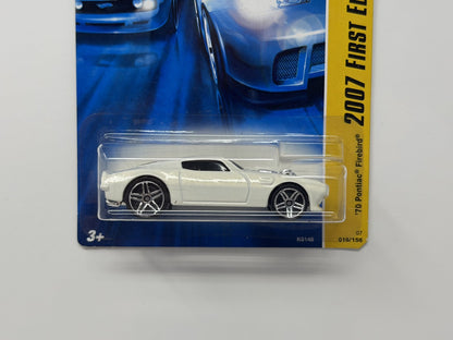Hot Wheels 2007 First Editions 1970 Pontiac Firebird 1:64 Diecast White