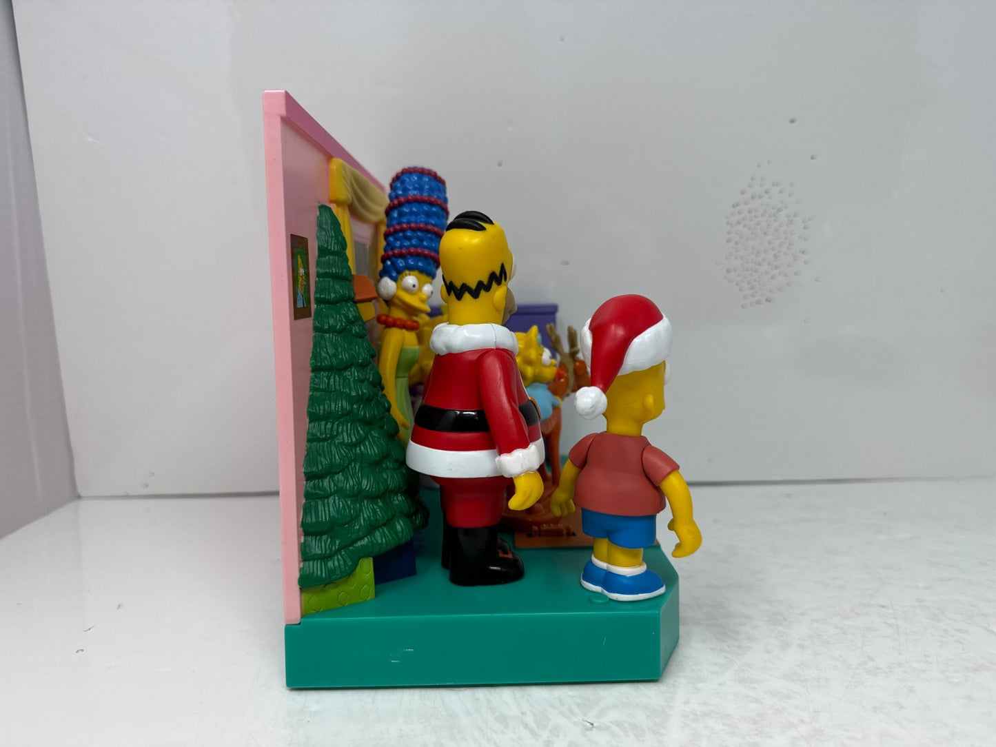 Simpsons World of Springfield Simpson's Christmas Set Playmates Diorama