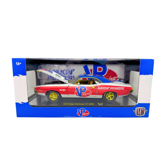 M2 Machines 1970 Dodge Challenger RT HEMI VP Racing CHASE 1:24 Diecast Gold Rims