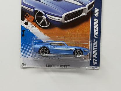 Hot Wheels Street Beasts 1967 Pontiac Firebird 400 1:64 Diecast Blue