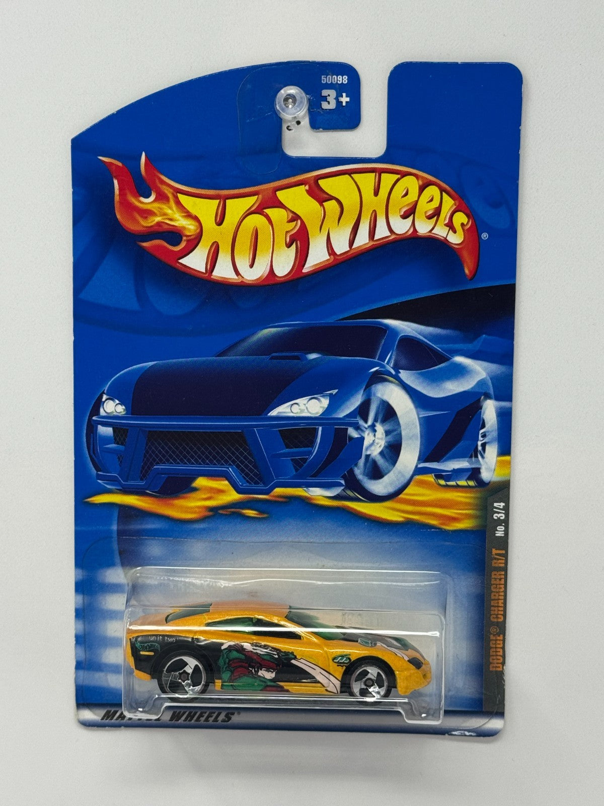 Hot Wheels Dodge Charger RT 1:64 Diecast Yellow