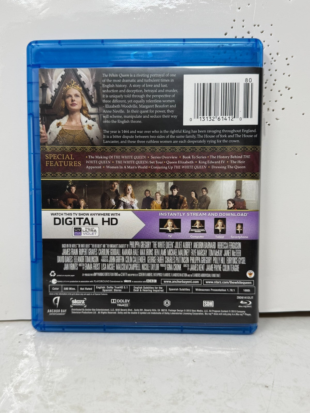The White Queen Miniseries (Blu-ray) Rebecca Ferguson Historical Drama