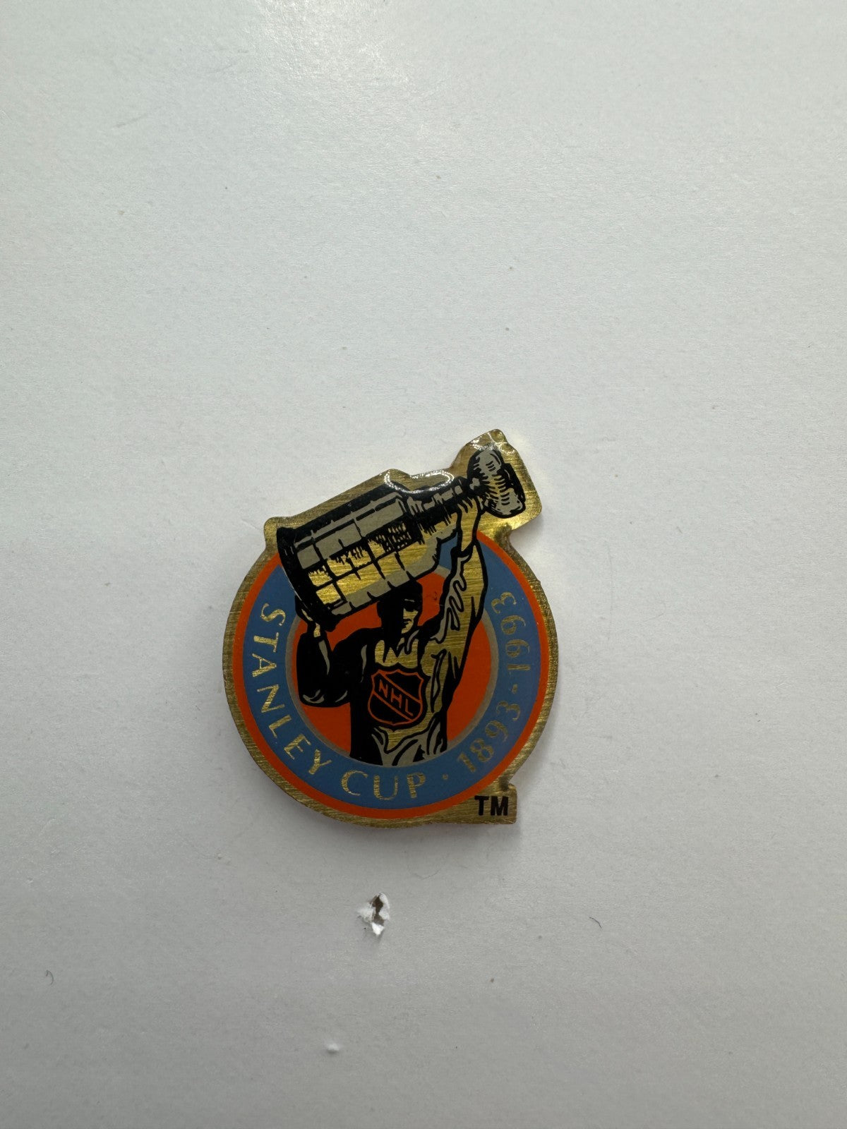 NHL Stanley Cup 100th Anniversary 1893-1993 Hockey Lapel Pin