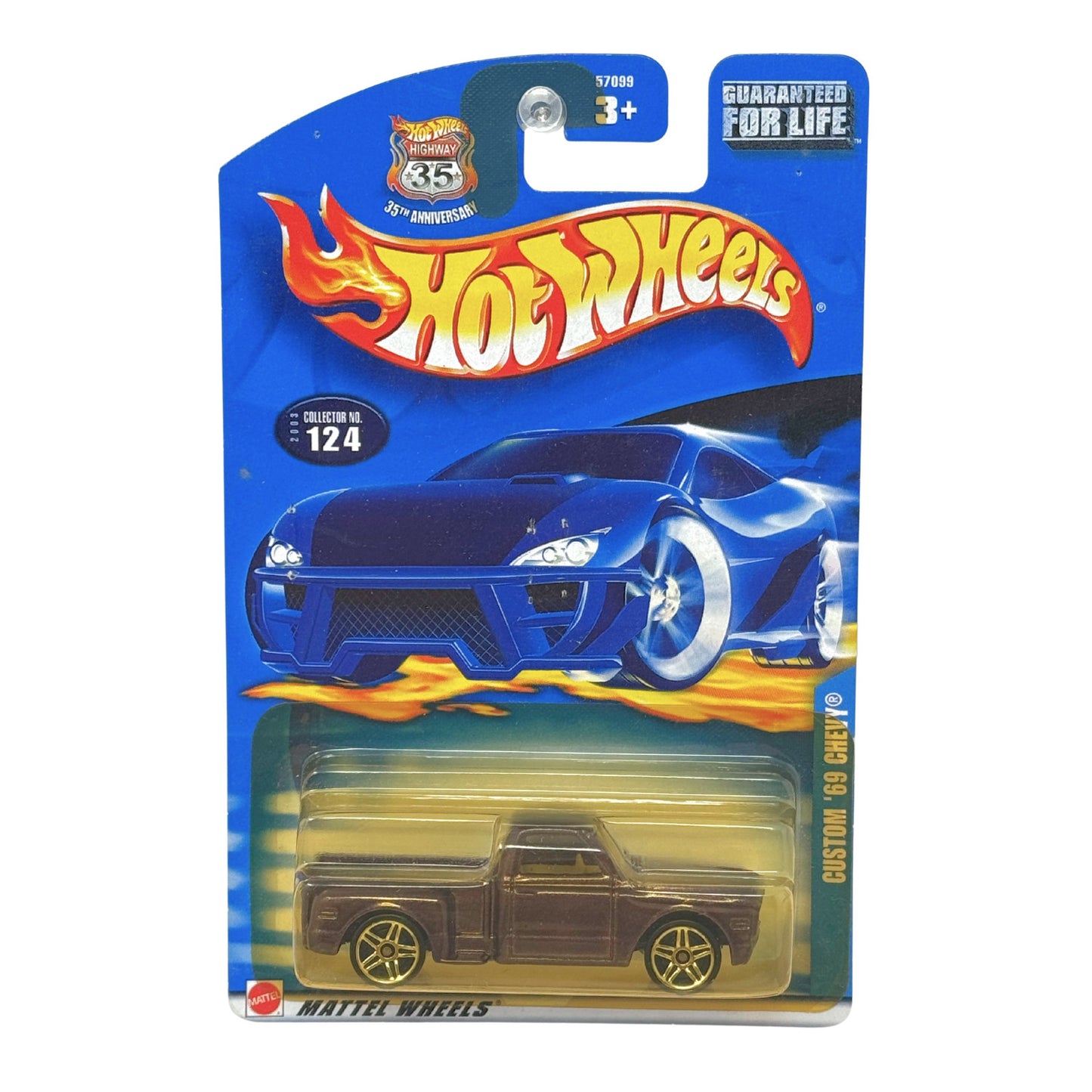 Hot Wheels Custom 1969 Chevy Pickup 1:64 Diecast