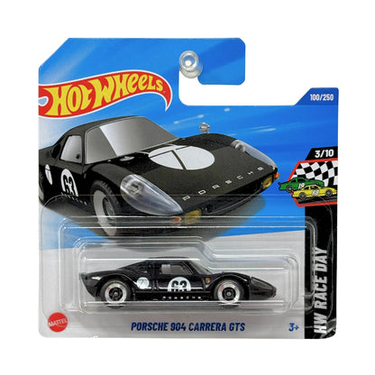 Hot Wheels Race Day Porsche 904 Carrera GTS 1:64 Diecast Short Card