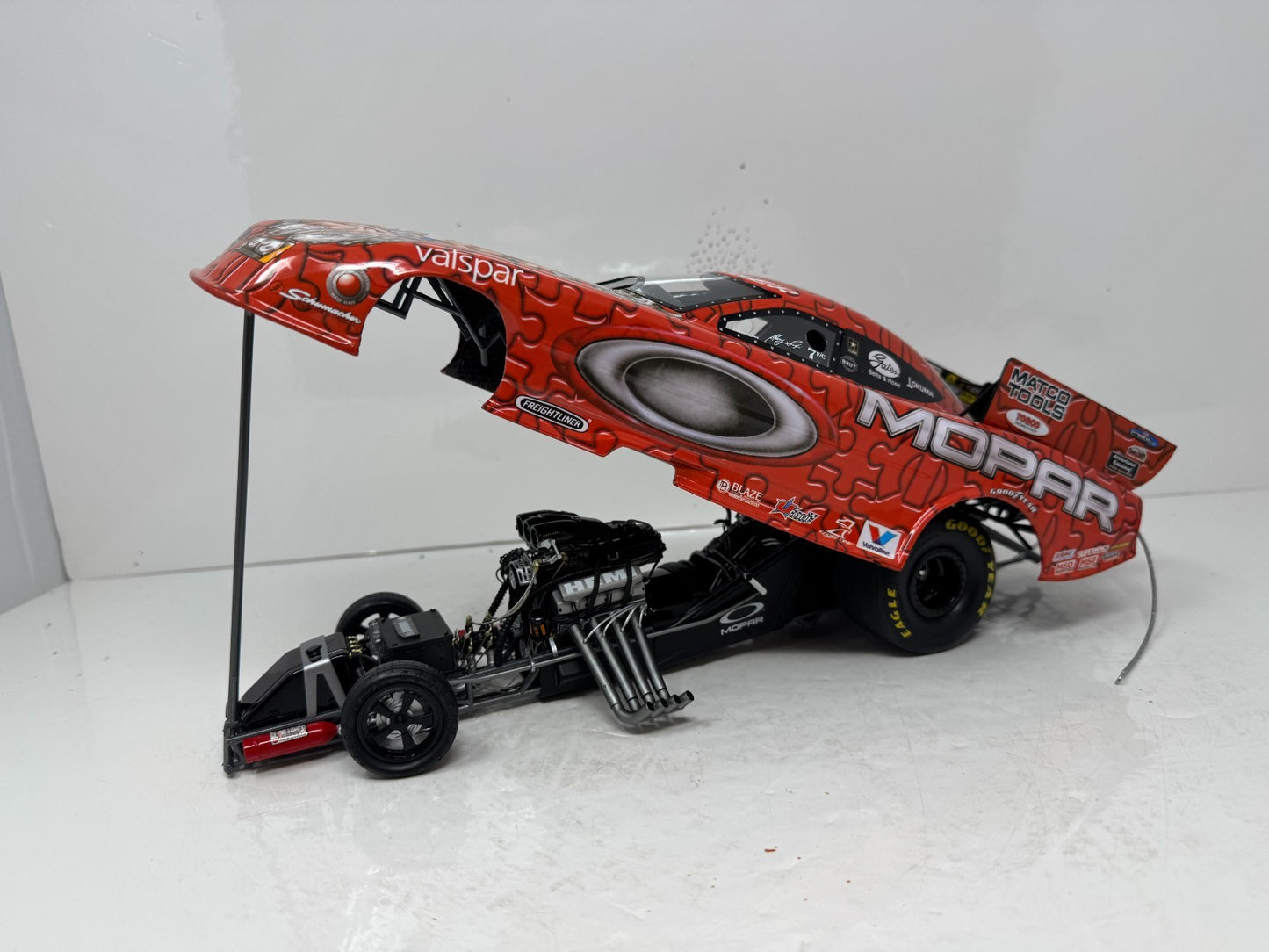 Milestone Gary Scelzi NHRA Mopar Oakley Dodge Charger Funny Car 1:16 Scale