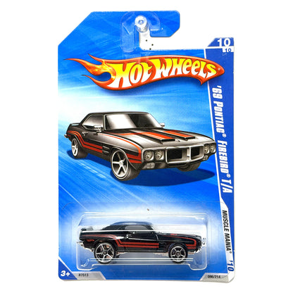 Hot Wheels Muscle Mania 1969 Pontiac Firebird T/A 1:64 Diecast Black